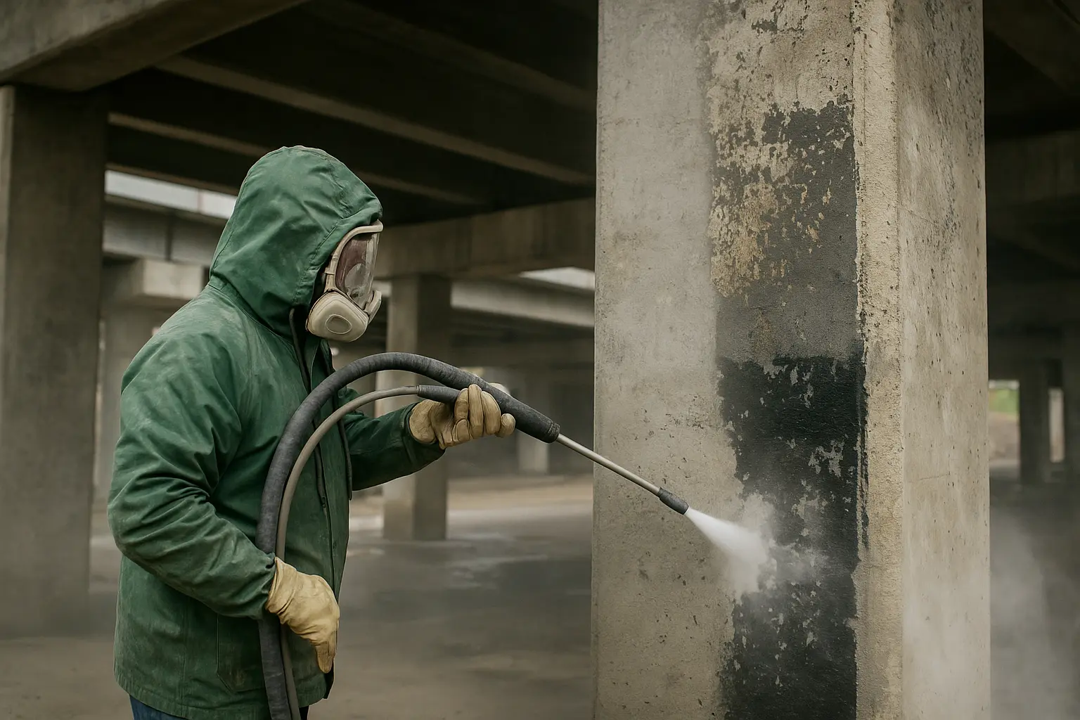 Mobile dustless blasting and coating work in Western New York